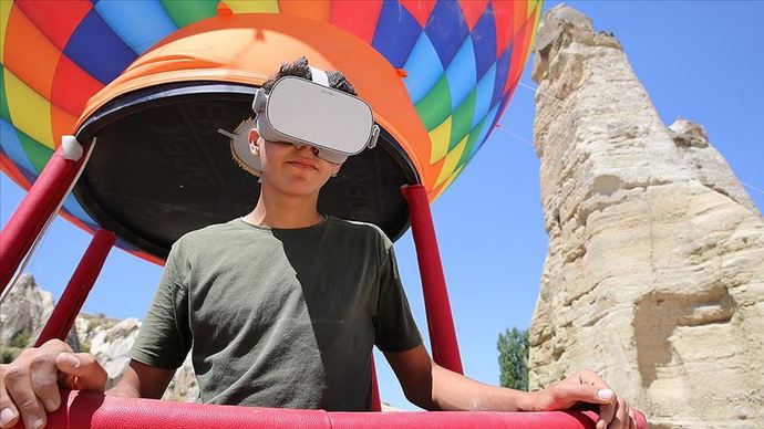 Kapadokyada yerli turist için sanal balon turu çıktı! Kapadokyaya gitseydiniz sanal balon turunu tercih eder miydiniz?