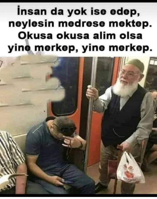 Toplu taşımada yer verir misin?