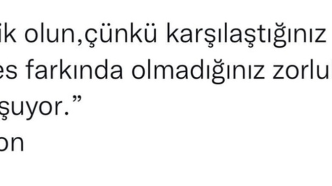 Kendinizi ‘ nazik ‘ olarak tanımlıyormusunuz?