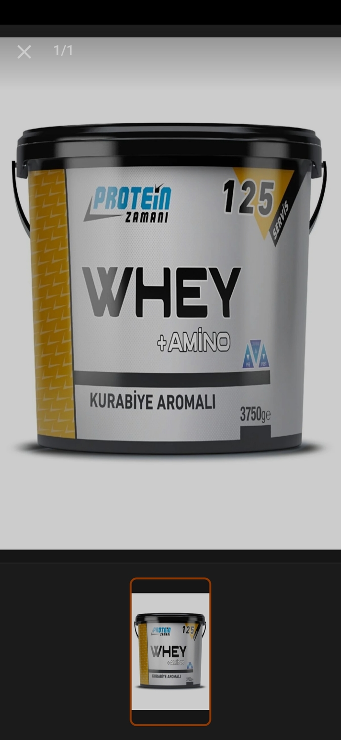 Protein tozu aldım?