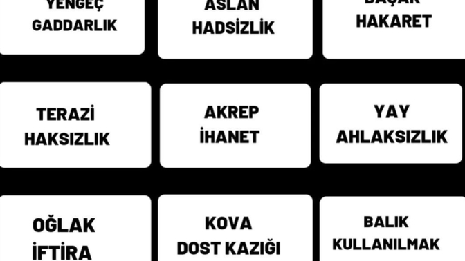 Sizin burcunuz asla neyi affetmez?