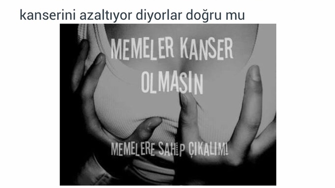 Meme Kanseri Farkındalık Ayı için yapılan paylaşıma bunu yazacak kadar Abazan mı bu toplum?