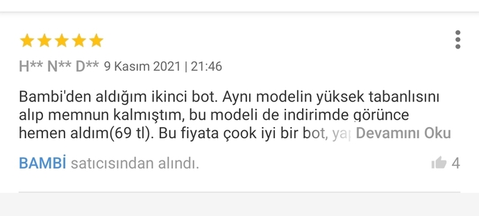 2021de 69 TL olan bot 1 sene içinde nasıl 502 TL oluyor? Bu zamlar hiç durmayacak mı😒?