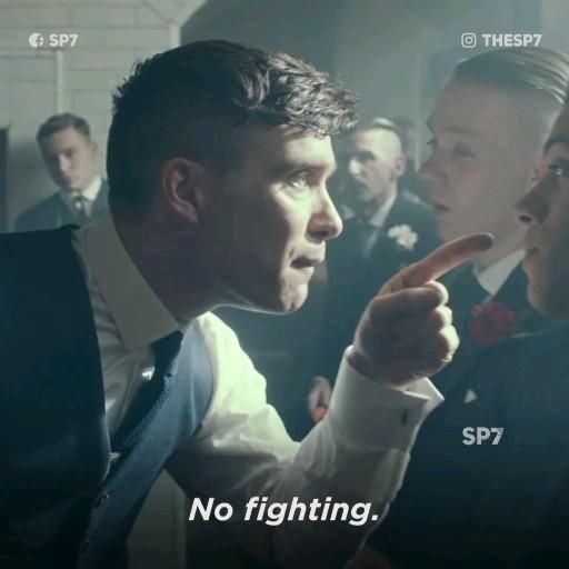 No more f*cking fighting!