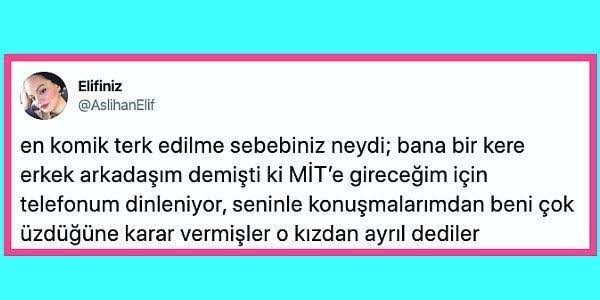 En saçma terk edilme bahaneniz nedir?