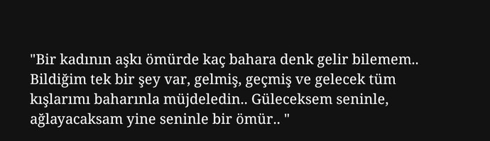 Okuduğunuz kitaptan sizi en etkileyen cümleyi yazar mısınız?