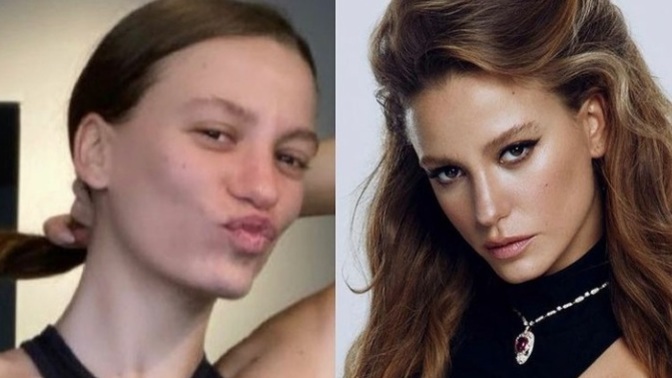 Serenay Sarıkaya'nın makyajsız fotoğrafına hayranlarından tam not! Makyajsız halini beğendiğiniz ünlü isimler kimler?