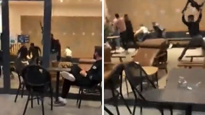 Gaziantep Starbucks şubesinde sandalye fırlatmalı kavga çıktı. Ülke iyice oyun gibi olmadı mı?