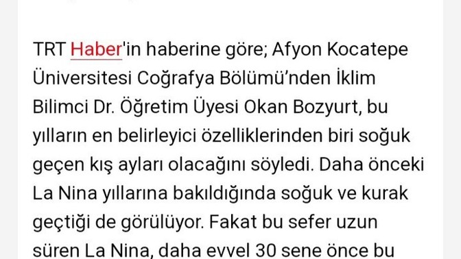 Bu sene kış daha soğuk olacak? Bunun için ne hazırlık yapıyorsunuz?
