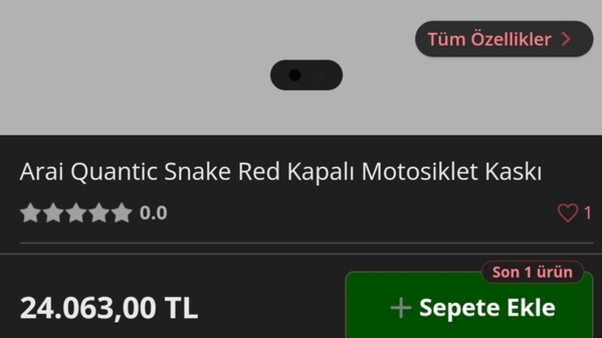 Bu kaskı alınca yanında motor hediye mi geliyor?