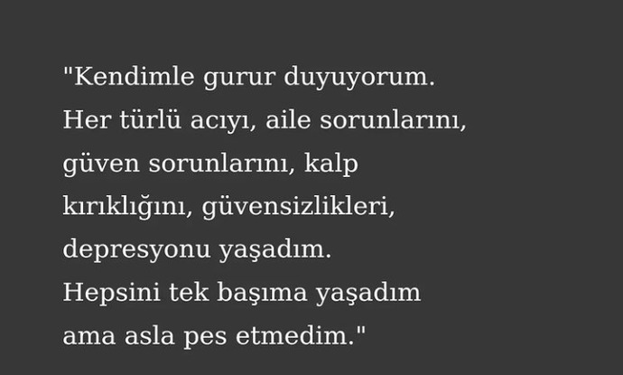Nasıl biri olduğunu düşünüyorsun görsel ve mental olarak kendini nasıl biri olarak tanımlarsın?