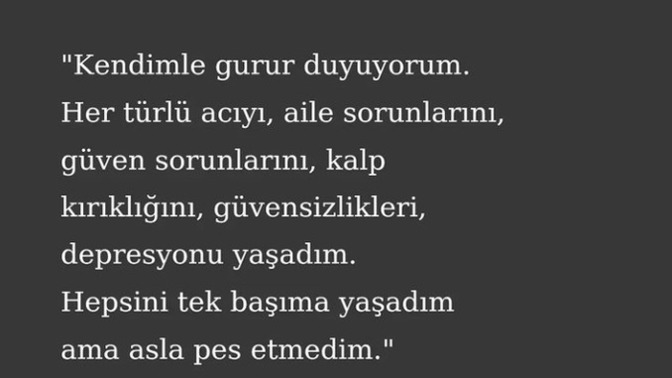 Nasıl biri olduğunu düşünüyorsun görsel ve mental olarak kendini nasıl biri olarak tanımlarsın?