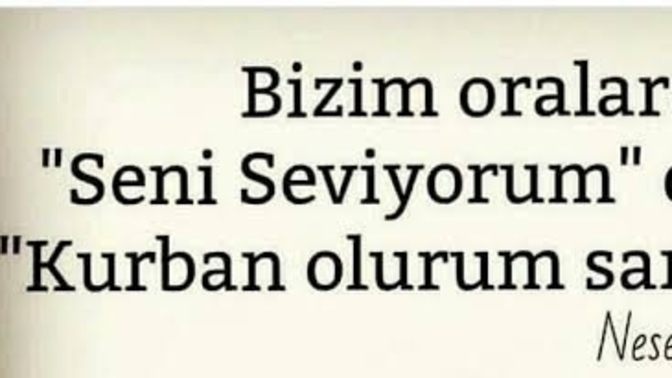 Sana kurban olurum diyenlerin kurbanı mısın? Başkalarının mı?