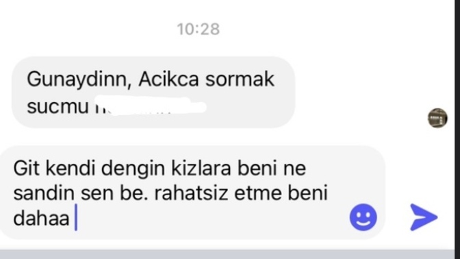 Arkadaşlar böyle birine az söylemiş miyim, tepkim nasıl?