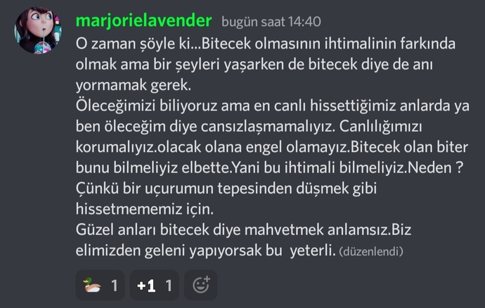 Güzel söylemiş miyim?