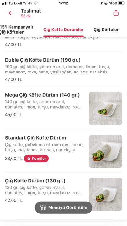 Çiğköftenin hatırladığınız en eski fiyatı neydi?