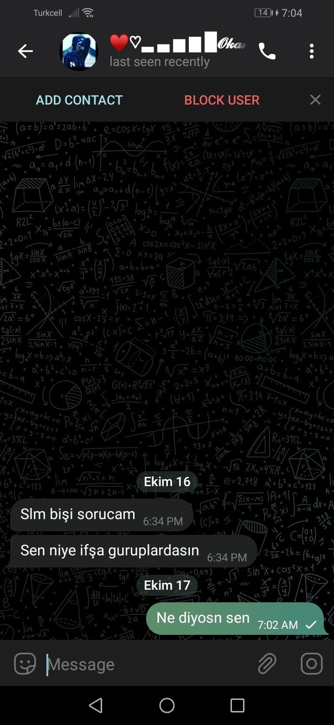 Ben zina yapmadım sevgilim bile yok konuştuğum erkekte benim nasıl ifşam çıkıyor?
