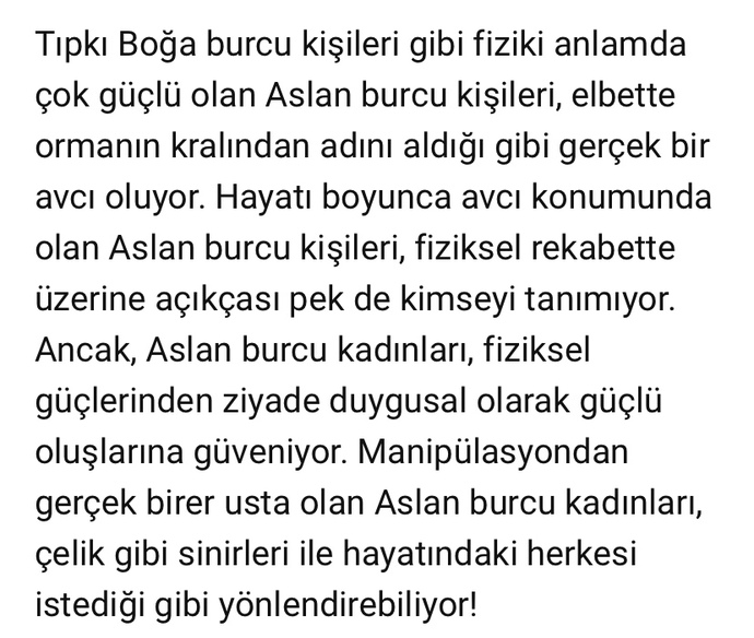 En güçlü kadın hangi burçlardan çıkar?