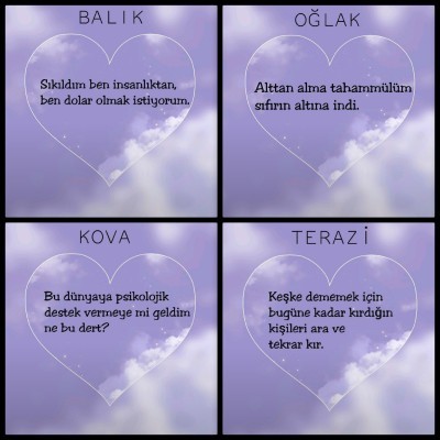 Burçlar ne söylemek istiyor?
