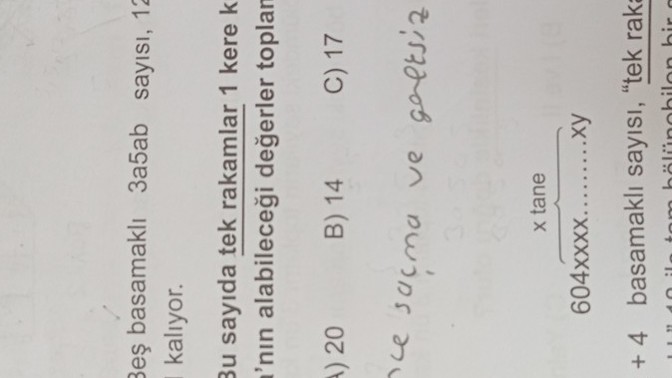 Matematikten anlayan güzel insanlar bakar mısınız?