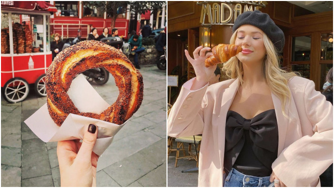 Kahvaltıda simit mi tercih edersin kruvasan mı?