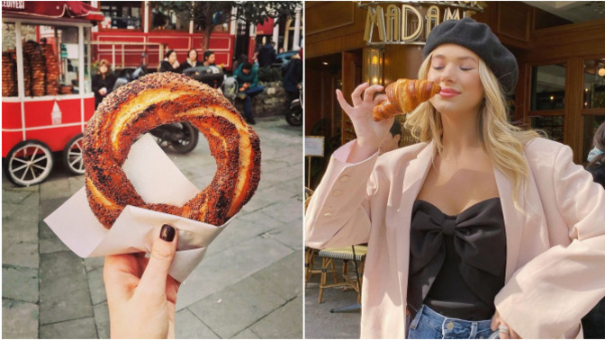 Kahvaltıda simit mi tercih edersin kruvasan mı?
