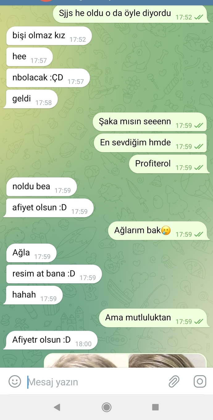 Hasta olduğunuz zaman modunuz yükselsin diye çiçek veya tatlı gönderenleriniz var mı?