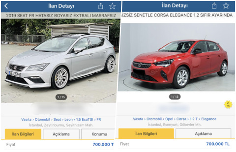 700 bin TL paranız olsa, Seat Leon mu tercih edersiniz Corsa mı?