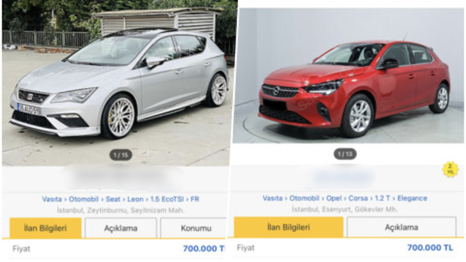 700 bin TL paranız olsa, Seat Leon mu tercih edersiniz Corsa mı?