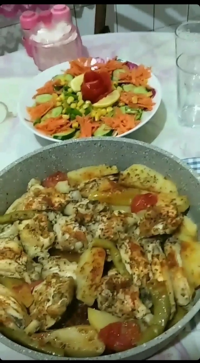 Akşam yemeğim en doğalından nasıl olmuş? Siz neler yediniz?