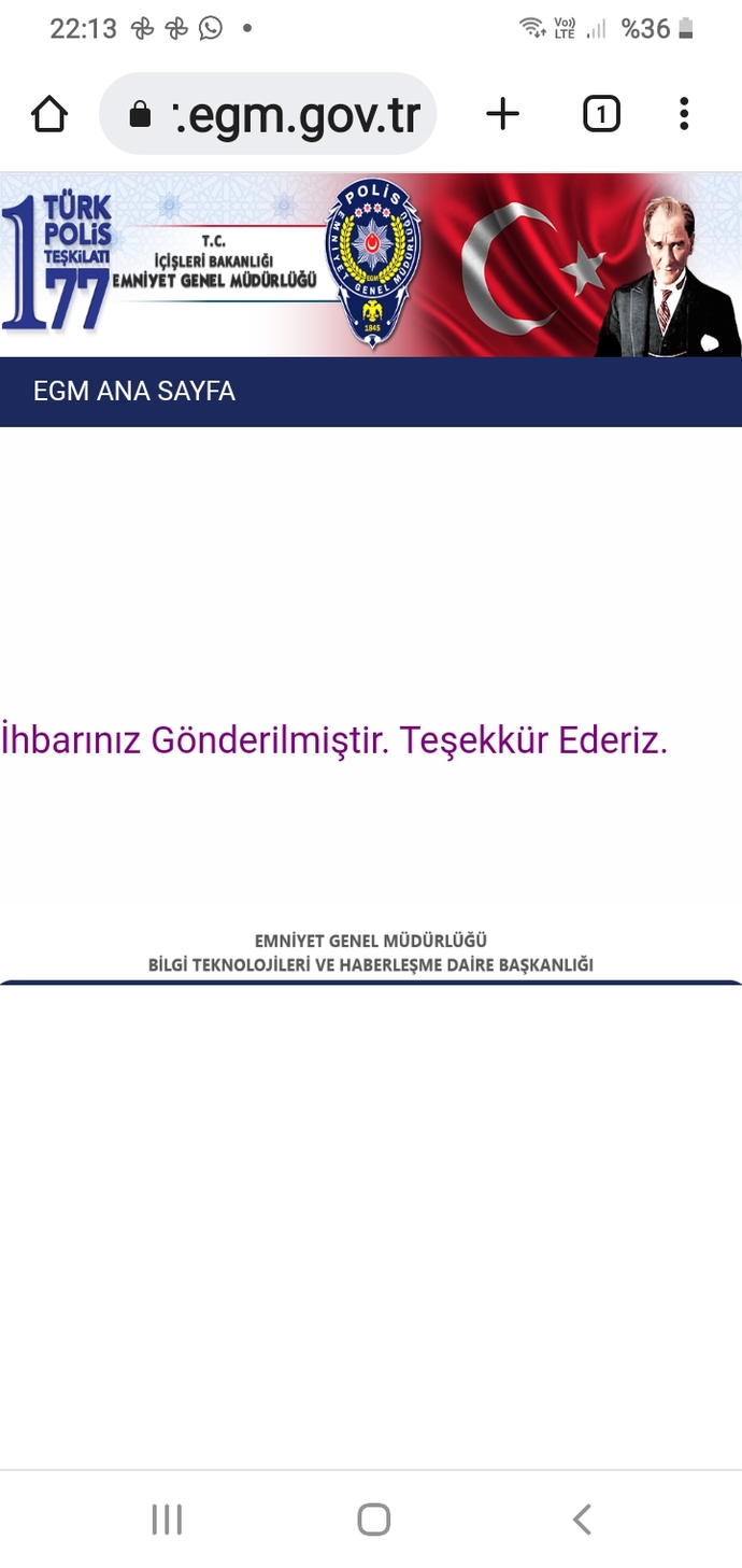 Polise sikayet ettigimiz biri hakkinda neler olur?