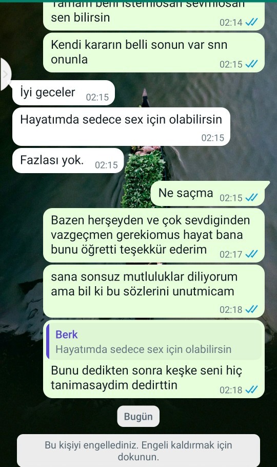 Eski sevgilim sizce neden böyle yapıyor hayatmda sadce şey için olablrmsm napmam lazim?