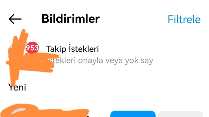 Takip isteklerini nasıl kabul edersiniz?