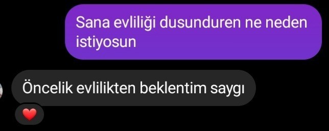 Yazışmalardan bir kısmını koydum, yeni tanıyorum. Doğru kişi mi lütfen?