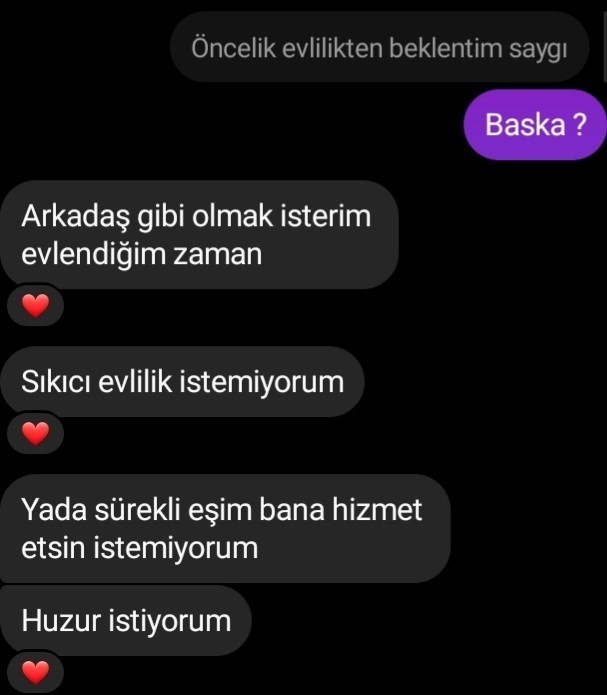 Yazışmalardan bir kısmını koydum, yeni tanıyorum. Doğru kişi mi lütfen?