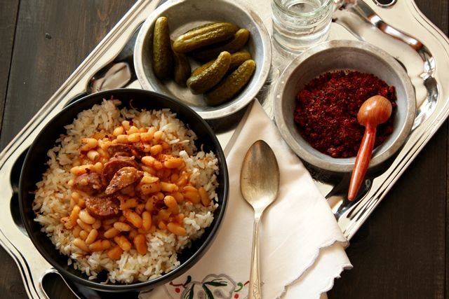 Kuru fasulye pilav