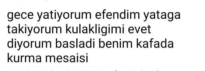 Kafasında kuranlardan mısınız?
