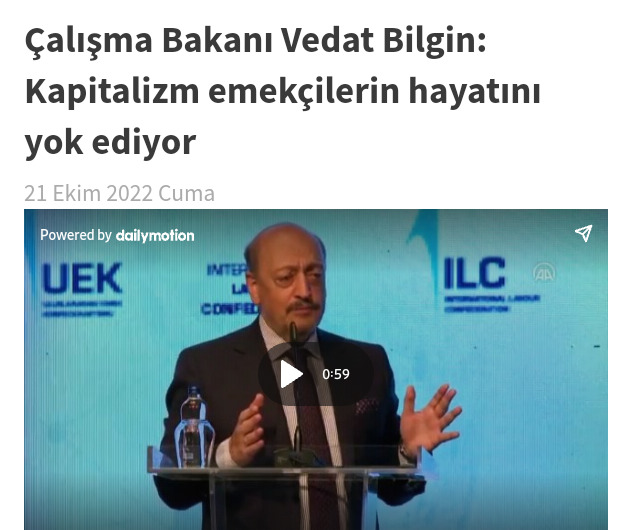 ÇÇalışma Bakanı itiraf etmiş, bu konuda ne söylemek istersiniz?