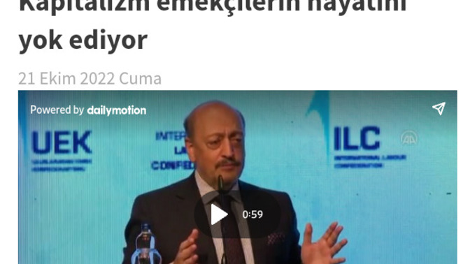 ÇÇalışma Bakanı itiraf etmiş, bu konuda ne söylemek istersiniz?