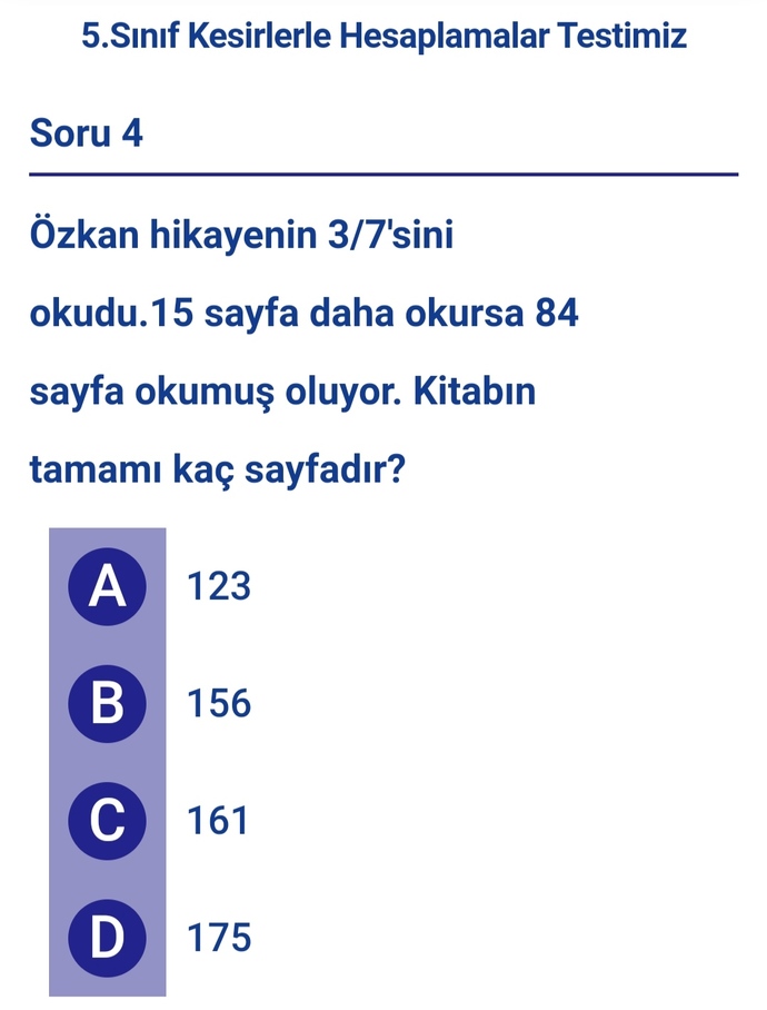 KESİRLERLE HESAPLAMALAR.