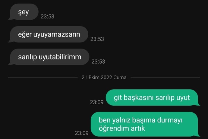 Mesaj atarken kalbiniz acıdı mı hiç?