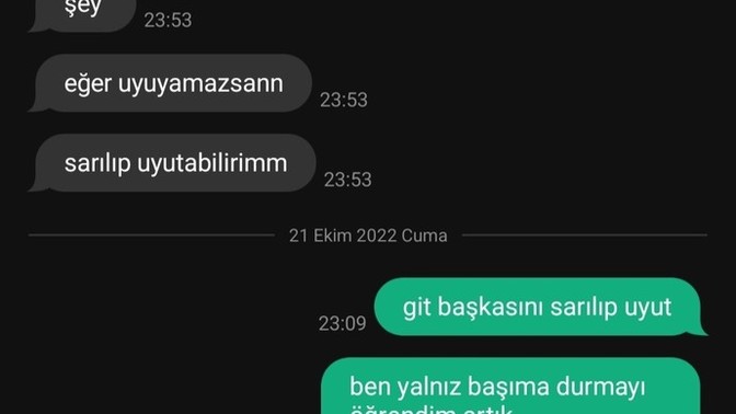 Mesaj atarken kalbiniz acıdı mı hiç?