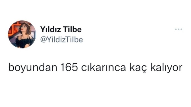 Çıkarınca kaç kalıyor - dahil 😂?