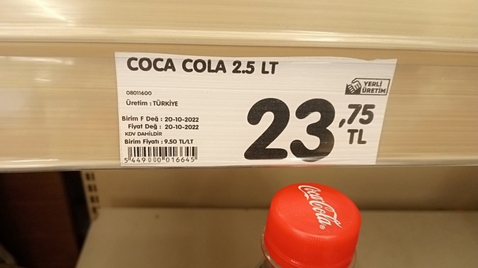 Coca Cola 23,75 olmuş! Senin için neler lüks oldu?