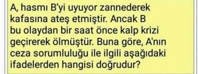 Başkomiserlik sınavında sorulmuş olan soruya sizin cevabınız ne olurdu?