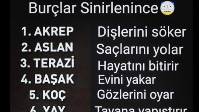 Burcuna göre sinirlenince ne yaparsınız?