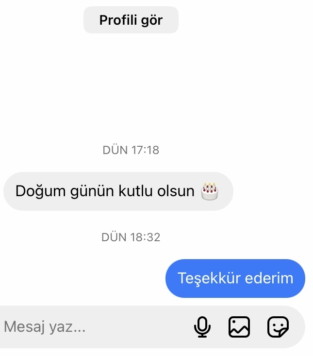 7 ay önce ayrıldığım flörtüm kız dün doğum günümü kutladı?