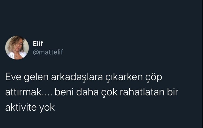 Sizi rahatlatan bir aktivite var mı?