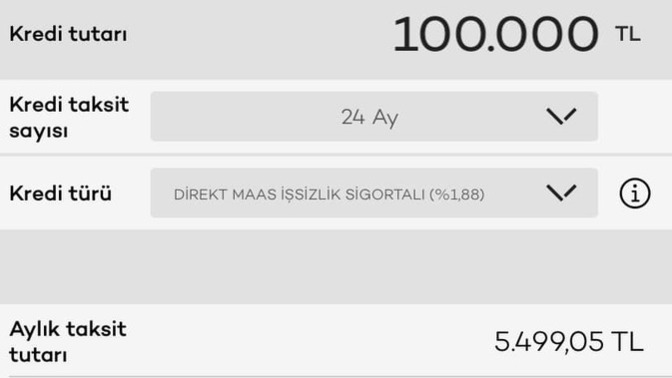 Şu dönemde 100 bin TL kredi çekip kenara atmak mantıklı olur mu?