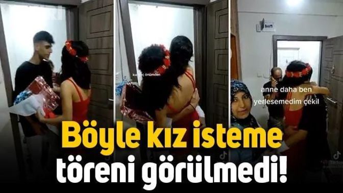 Kız istemeye damat tişörtle gidiyor, gelin adayı terlikle karşılıyor, kapıda sarılıyorlar falan... Böyle rahat rahat daha mı iyi?